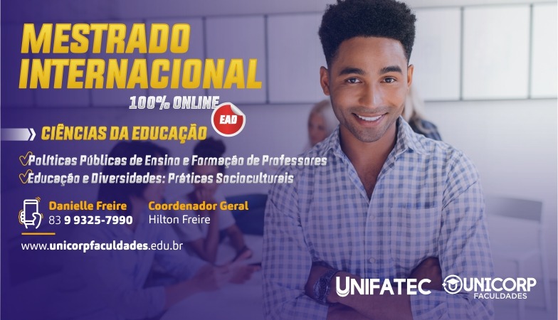 MESTRADO EM CIÊNCIAS DA EDUCAÇÃO!